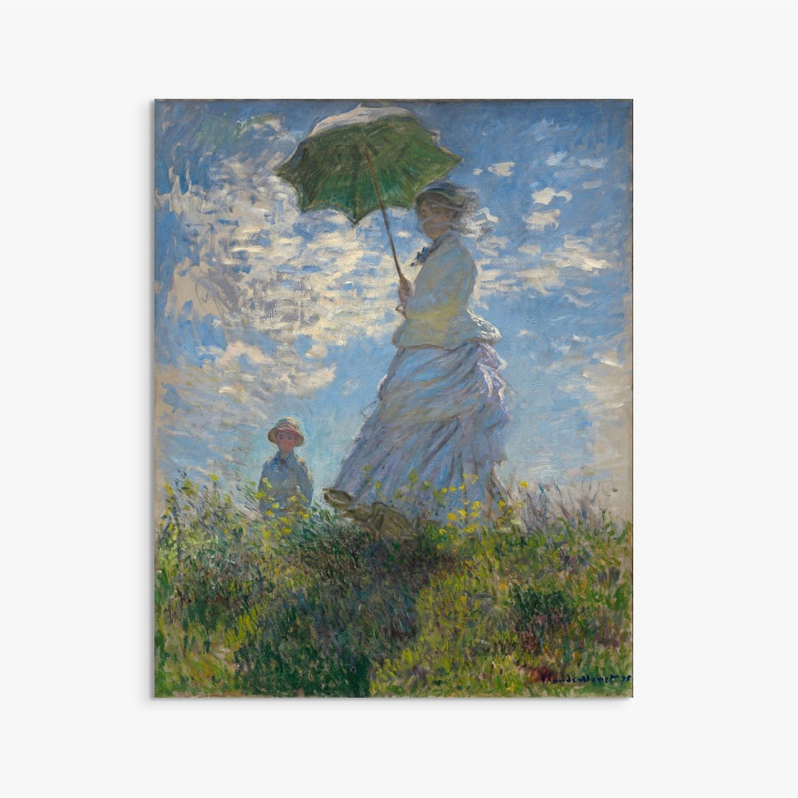 Woman with a Parasol Claude Monet ReplicArt Oil Painting Reproduction