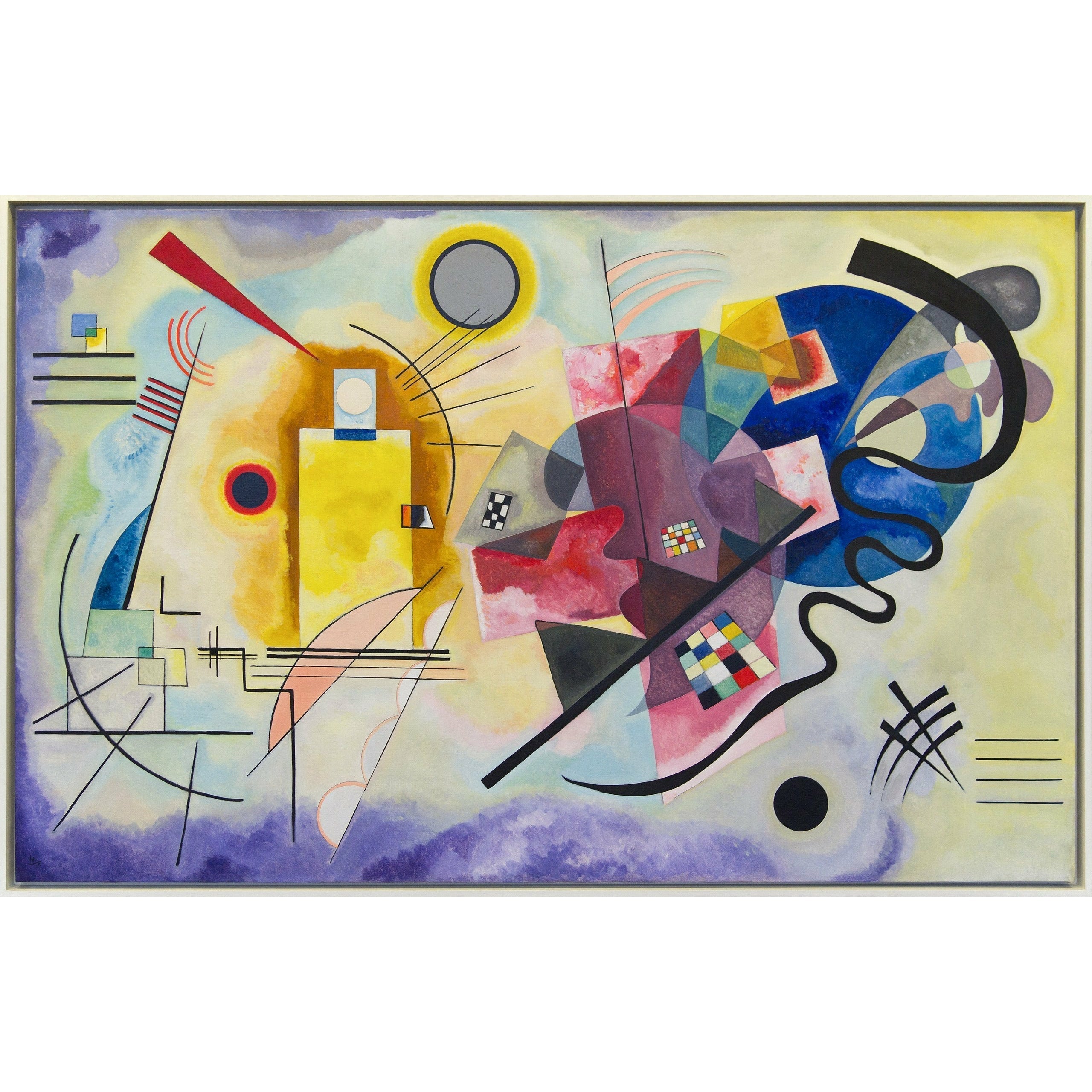 Yellow-Red-Blue Wassily Kandinsky ReplicArt Oil Painting Reproduction